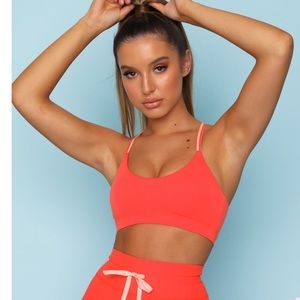 Monza sports bra tangerine